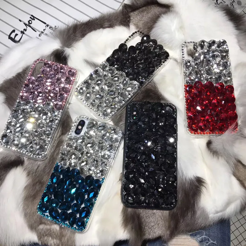 

XSMYiss Luxury Bling Rhinestone Diamond Case Cover For Huawei P9 P10 P20 P30 PLUS LiTE Mate10 20 Pro Lite glitter crystal Case