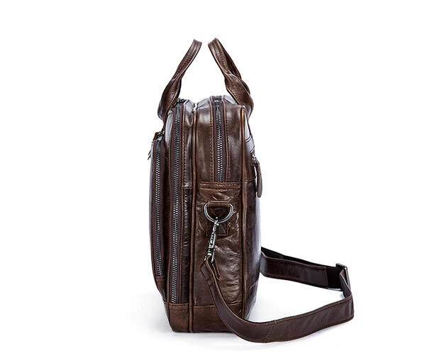 The new 2017 men business briefcase multifunctional handbag leather men's bags |