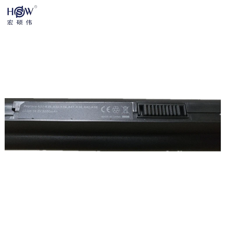 HSW Аккумулятор для ноутбука ASUS A56 A46 K56 K56C K56CA K56CM K46 K46C K46CA K46CM S56 S46 A31 A32 A41 A42