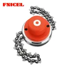 Универсальная катушка для триммера, Запасной инструмент для садового триммера с цепью из стали 65Mn для стрижки травы