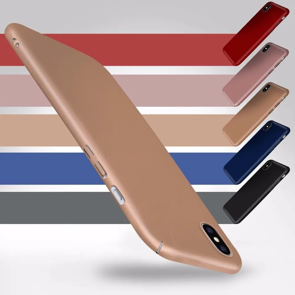 Мода 360 всего тела матовый Экран протектор чехол для iPhone X 8 7 плюс 6 6s