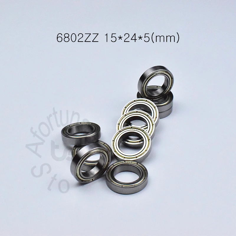 6802ZZ 15*24*5 (мм) 10 штук Бесплатная доставка подшипник ABEC 5 металлическим герметичным