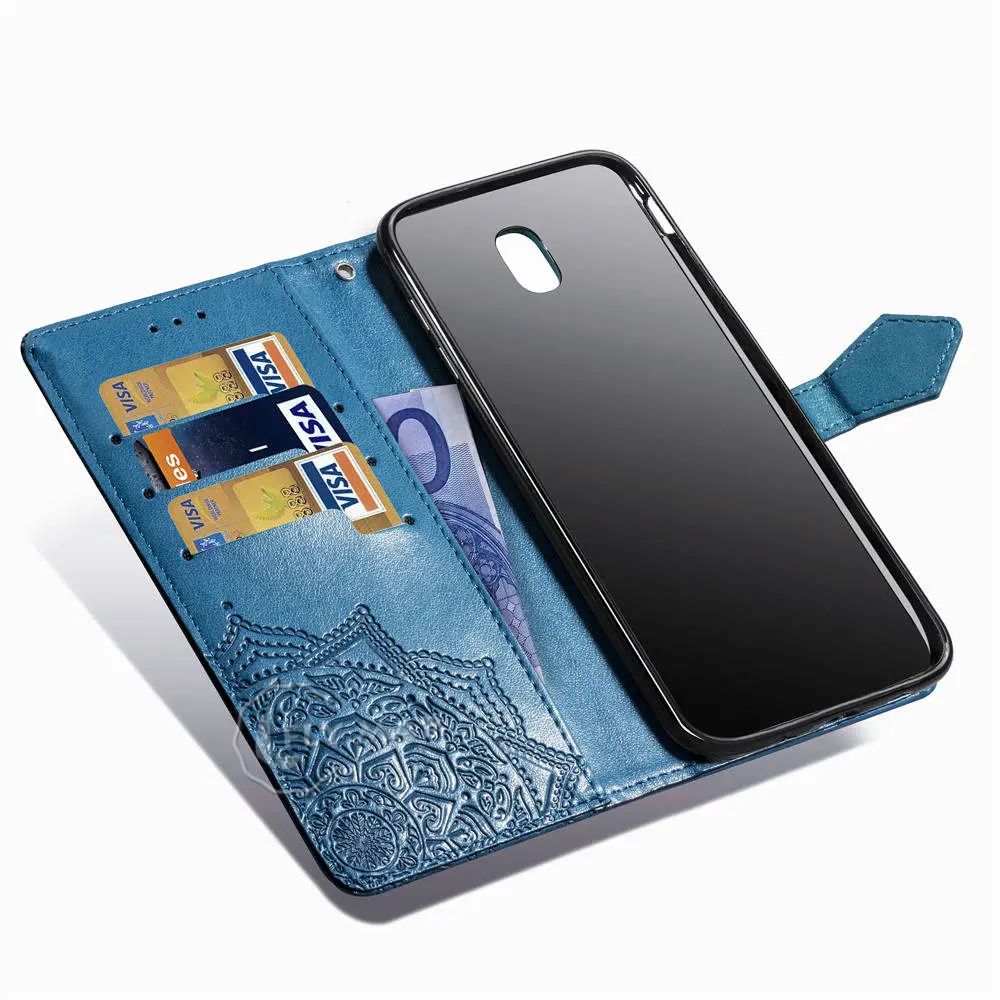 Чехол для Samsung Galaxy J7 Pro 2017 J730F J730GM/DS Мягкая силиконовая задняя крышка SM кожаный флип