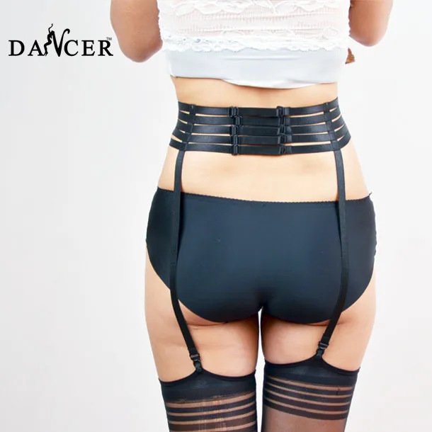 Новый Харадзюку Косплей Черный Готическая подвязка пояс бондаж Свадебный