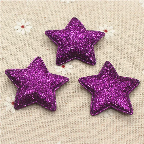 3 м 20 шт. разноцветные нетканые блестящие нашивки со звездами|glitter felt applique|felt