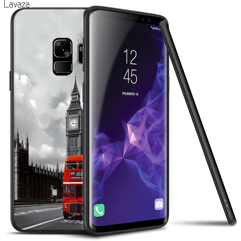 Lavaza London Bus England Telephone Soft TPU Case Cover for Samsung Galaxy S8 S9 S10 Plus S10e A6 A8 A9 J6 2018 Silicone Cases | Мобильные