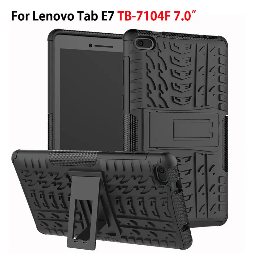 Чехол для Lenovo Tab E7 E 7 ТБ 7104F TB 7104 0 дюймов сверхпрочный чехол 2 в 1 гибридный прочный
