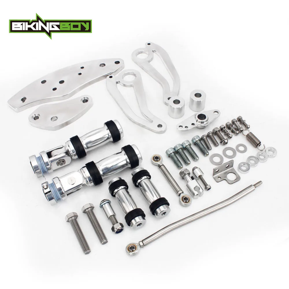 BIKINGBOY переднее управление подножки для KAWASAKI Vulcan VN 800 B Classic C E Drifter VN800A 95 96 97 98 99 00 01 02