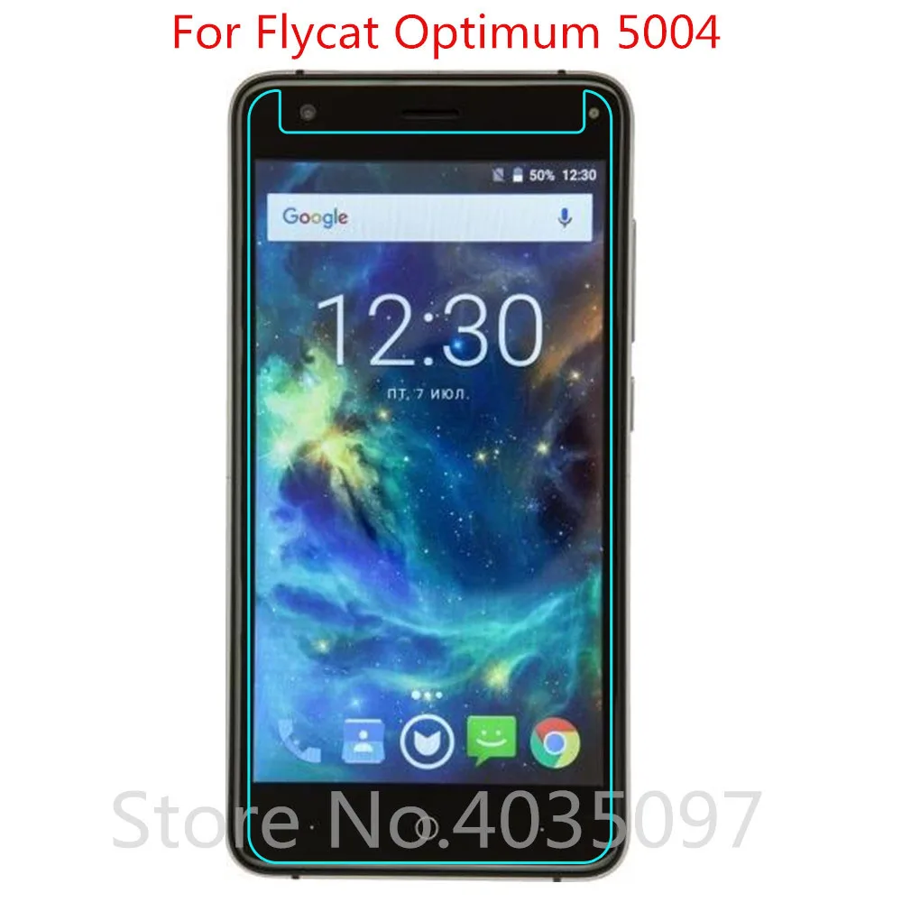 Высококачественное закаленное стекло 9H для Flycat Optimum 5004 протектор экрана