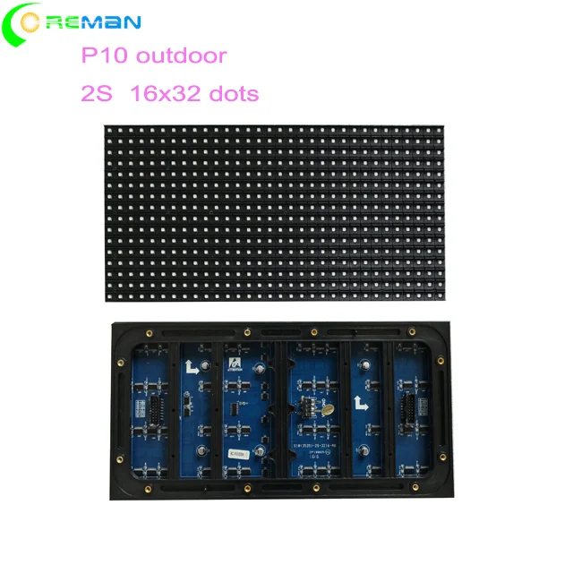 Светодиодный дисплей с высокой яркостью Nation Star P10 модуль 2s 160x320 мм внешний экран