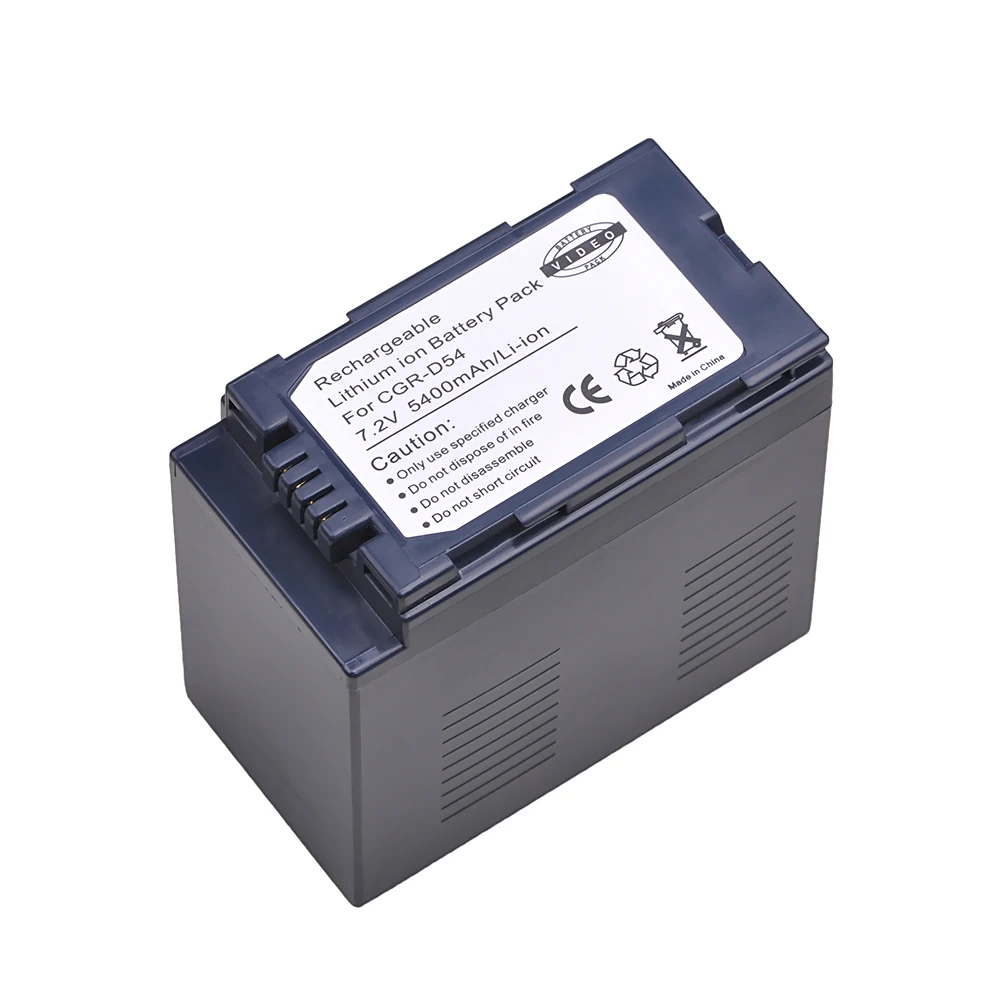 Tectra 5400 мАч 1 шт. CGR D54 CGRD54 батарея для Panasonic CGA AG AC8PJ AC90A HPX250 батарея|Цифровые