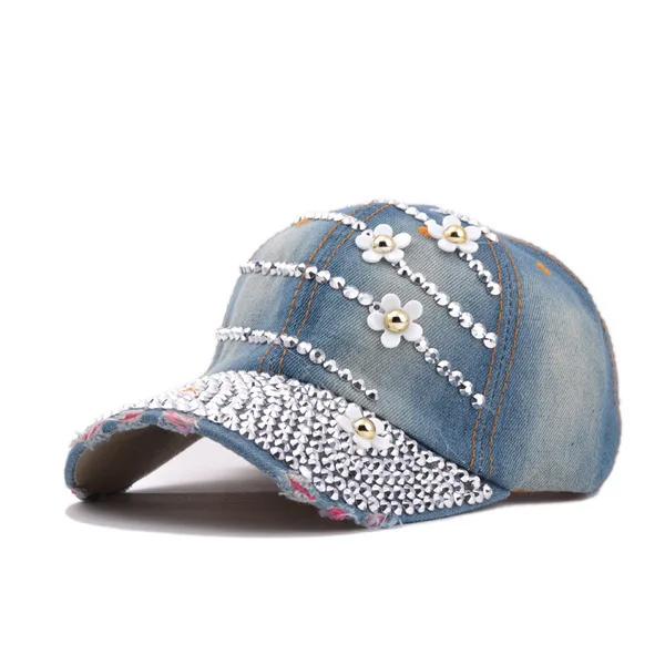 Брендовые новые женские бейсболки с цветами модная Женская Спортивная Кепка со