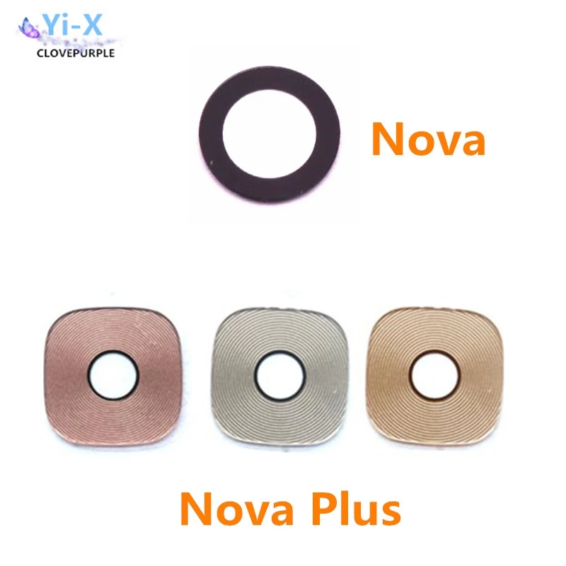 2pcs/lot Rear back main camera glass lens for Huawei Nova 2 2S 2i 3 3E 3i 4 4E 5 5i lite plus Pro | Мобильные телефоны и