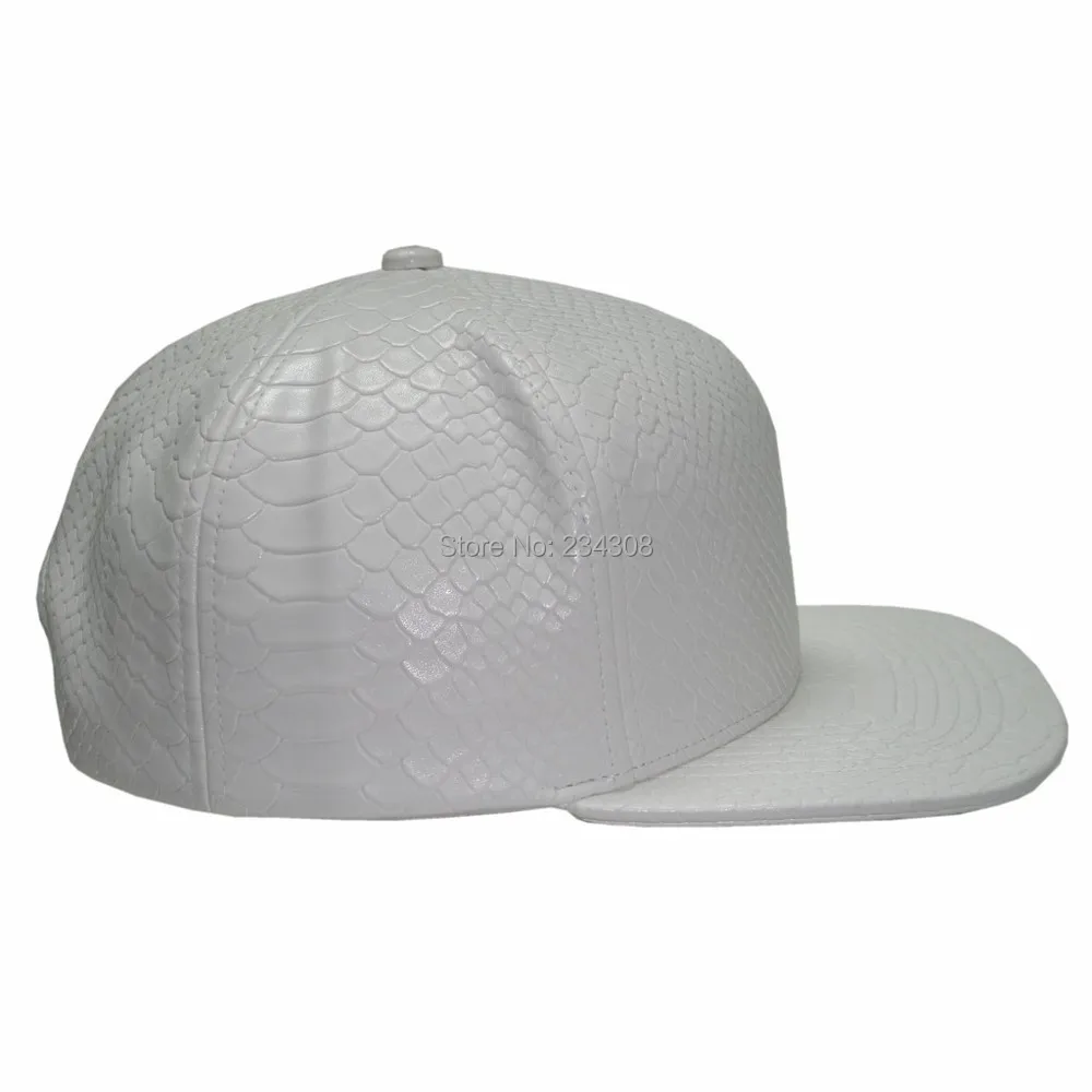 Белый змеиной Strapback Python Snapback просто Snapback много цветов на выбор, горячие стиль в Aliexpress