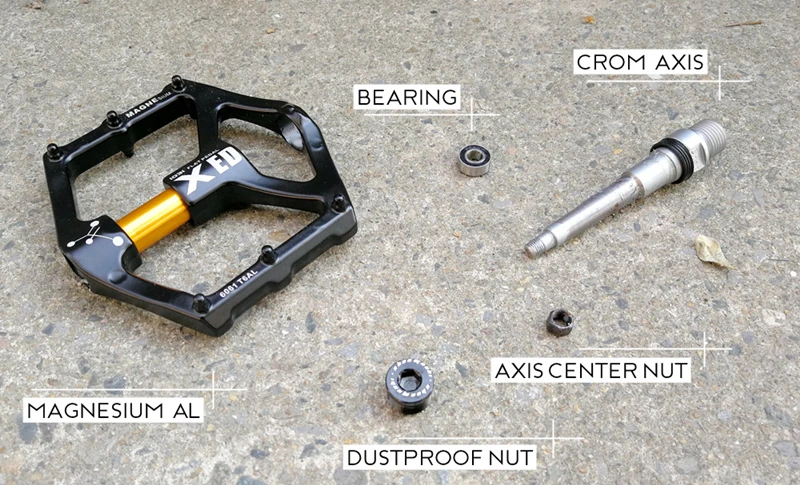 Педаль велосипедная Ультралегкая из алюминиевого сплава 7 цветов|Педаль