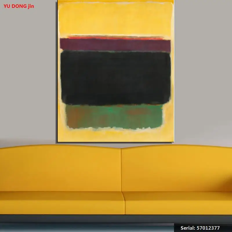 Классическая картина маслом Mark Rothko Still life рисование искусство спрей холст без