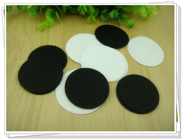 Free shipping 5cm Round Felt accessory patch circle felt pads DIY flower material 1000PCS/LOT | Дом и сад
