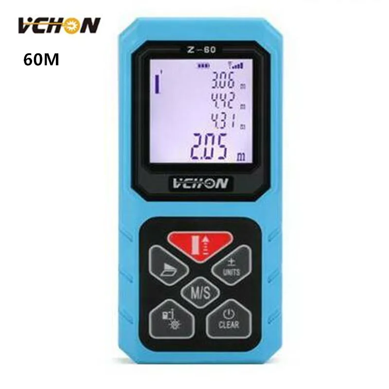 Vchon ручной лазерный дальномер Электронная Мини Клейкие ленты Diastimeter измерения |