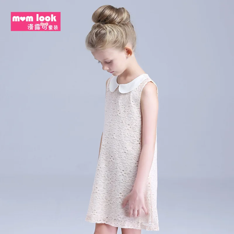 girls clothes dress 1250X0516O A special offer summer Kids Girls cotton sleeveless Korean princess on behalf of a child | Детская одежда