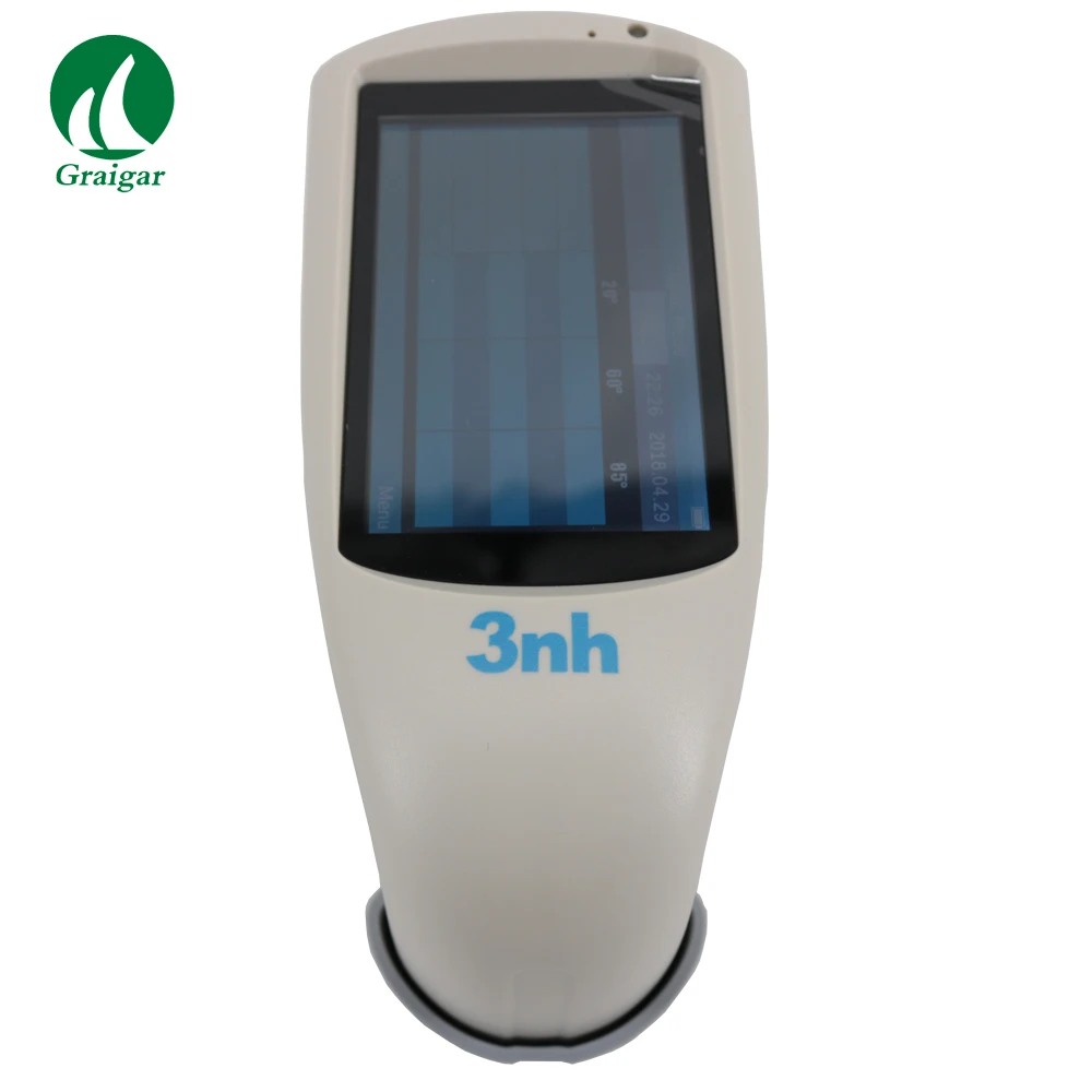 

NHG268 3NH Multi-angle Gloss Meter 20/60/85 Glossmeter Color Capacitive Touch Screen with USB/RS-232