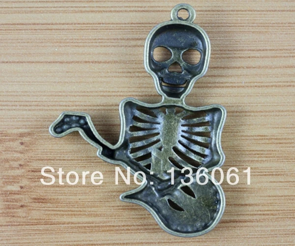 Винтажные бронзовые готические подвески 10 шт. для браслета ожерелья модные
