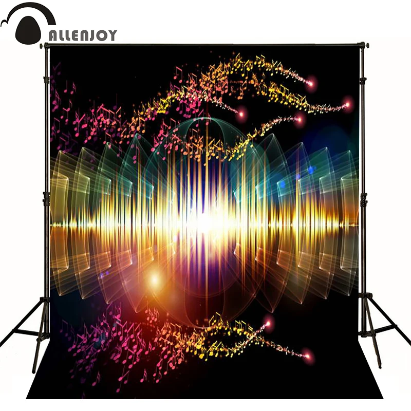 Allenjoy фотографическое фон Ночной фейерверк glow цвет линии фото фонов для продажи