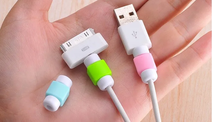 KEITHNICO 10 шт. защита кабеля USB зарядное устройство Защита линии передачи данных крышка рукава устройство для сматывания кабеля для iPhone для iPad