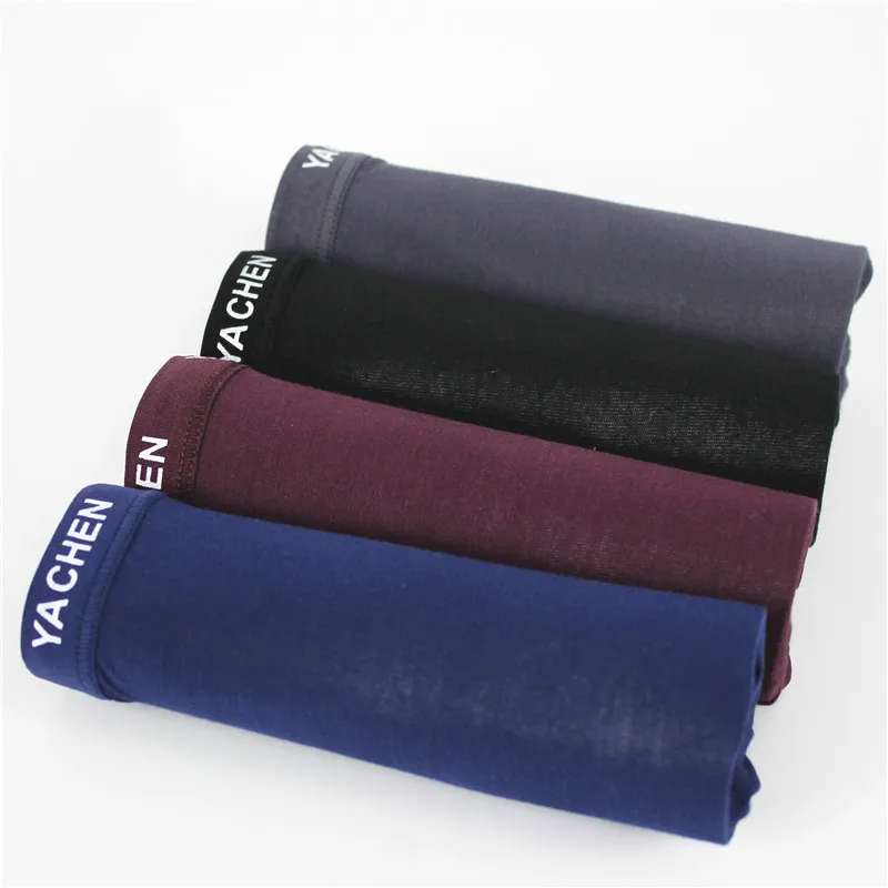 

New 4Pcs\lot mens underwear boxers Bamboo fiber Male panties comfortab le mens underwear trunk brand shorts Modal boxer Men