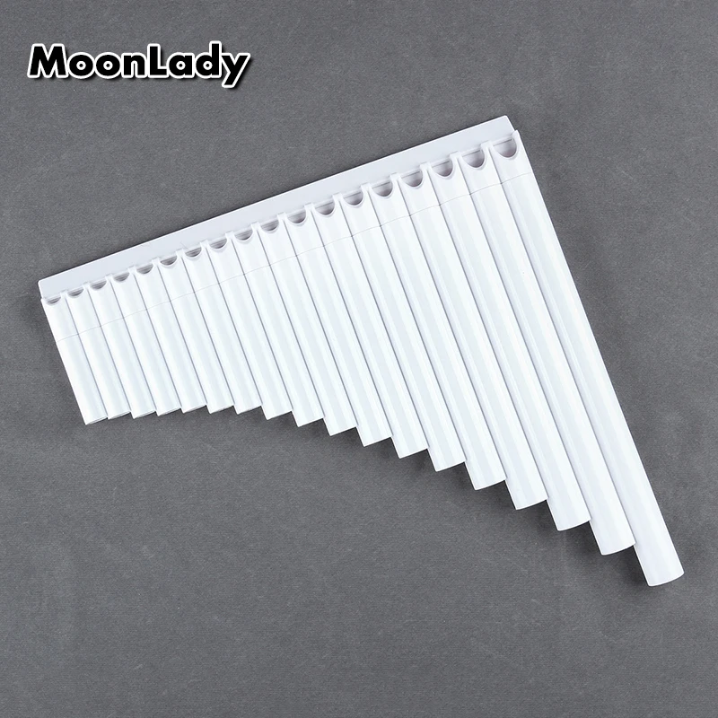 New Arrival 18 Pipes Pan Flute Pan Pipe G Key ABS Plastic Traditional Woodwind Musical Instrument for Beginner and Musical Lover
