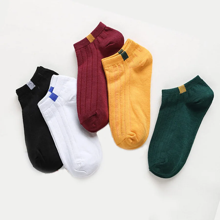 5 пар/лот женские летние хлопковые носки тонкие короткие повседневные забавные с