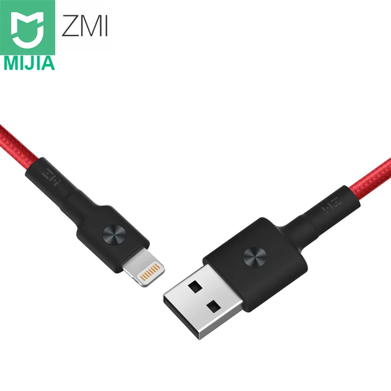 Usb кабель Xiaomi ZMI Lightning подходит для iPhone X 8 7 6 plus c зарядного устройства и один плюс