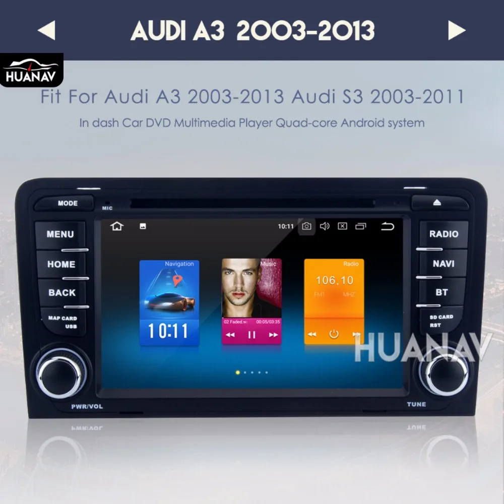 Автомобильный DVD плеер GPS навигация для Audi A3 S3 2003 2013 Автомобильная Мультимедийная