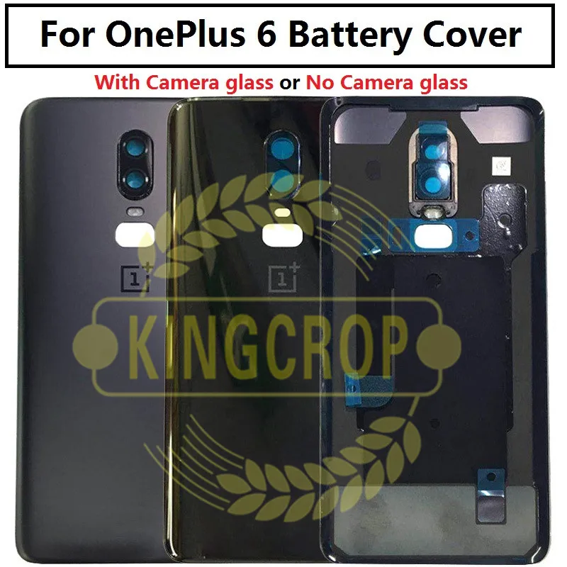 Для Oneplus 6 Батарея Дверь чехол задняя крышка телефона Корпус для One Plus 6t Запчасти