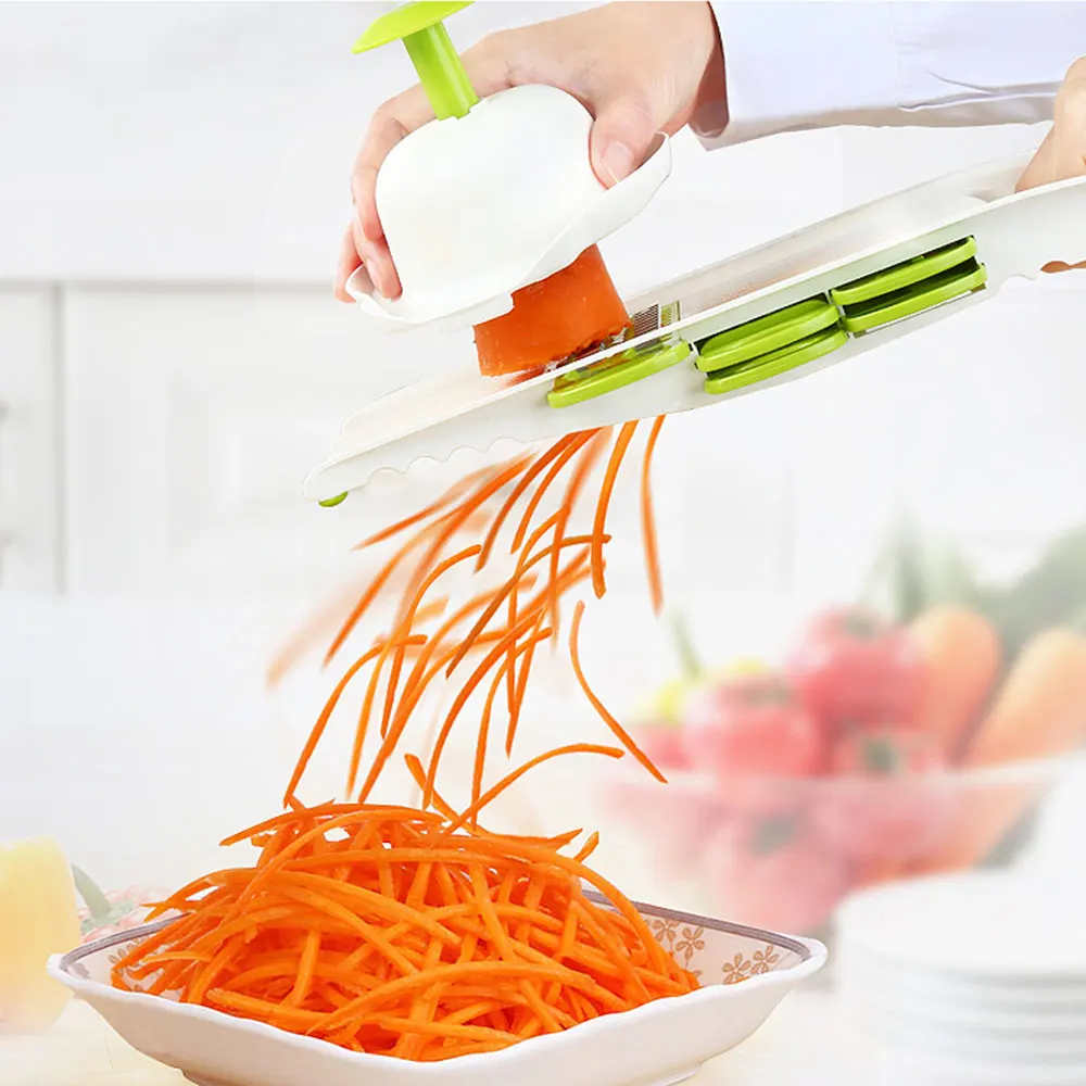 Dehomy Manual Slicers 5 Pcs Stainless Steel Cutting Peeler Grater Multi Vegetable Slicer Carrot Onion Kitchen Accessory | Дом и сад
