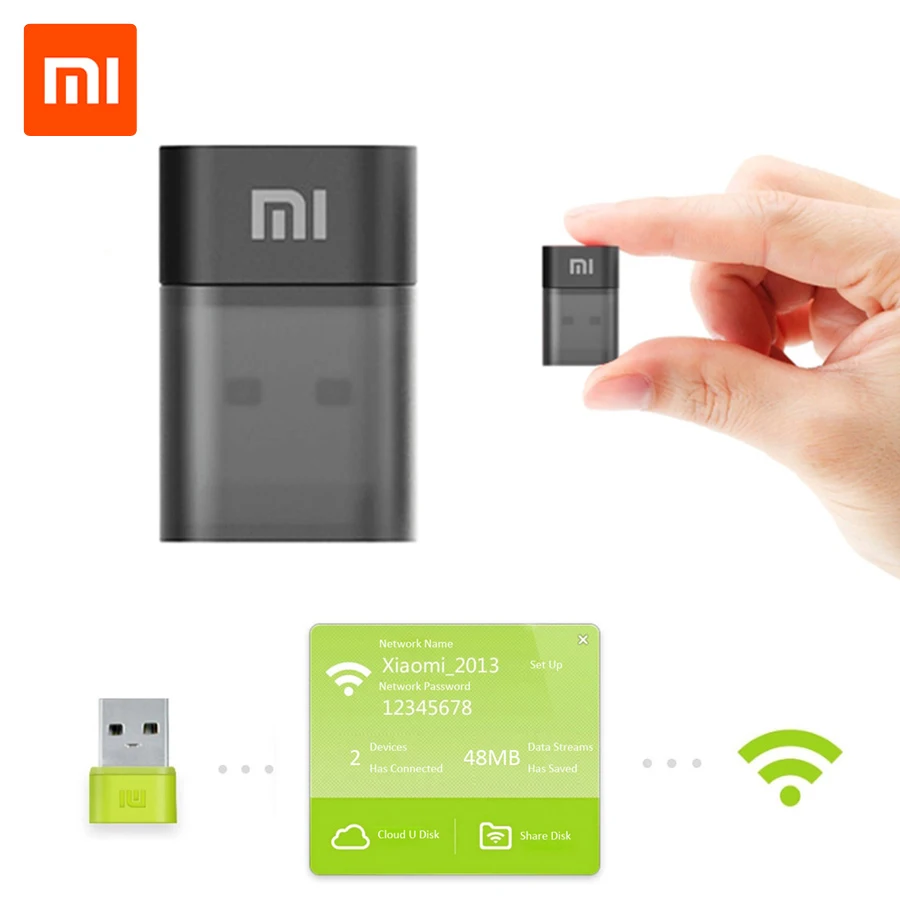 Оригинальный Xiaomi Портативный беспроводной Mini USB маршрутизатор Wi Fi адаптер 2 4 ГГц