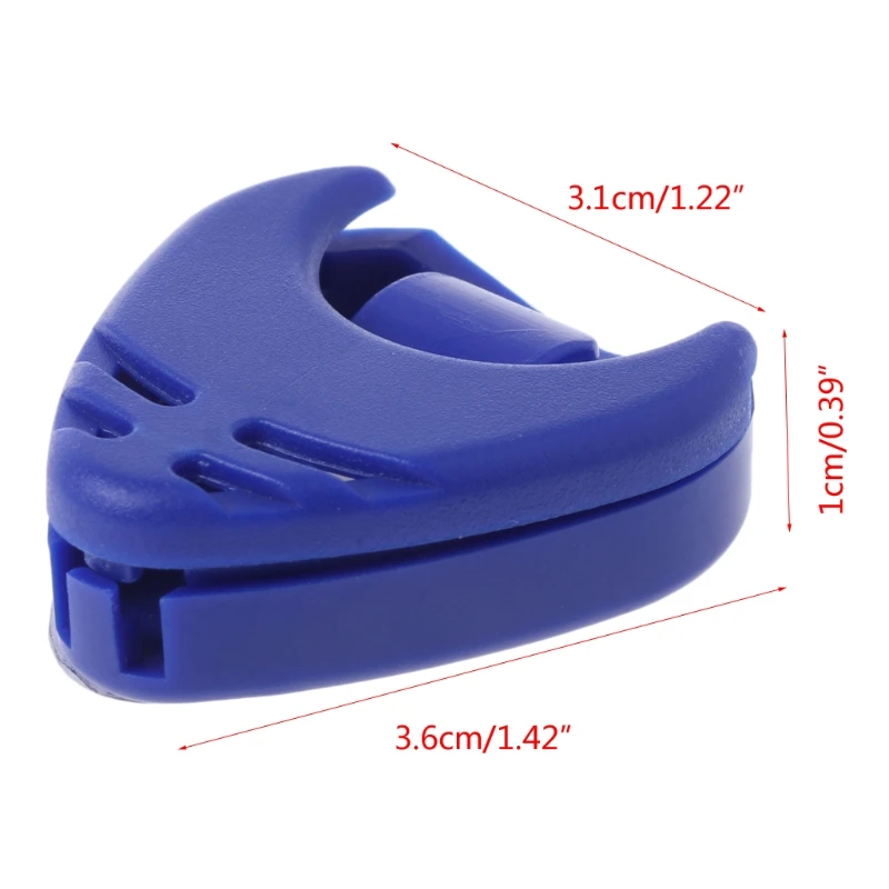 

5pcs Pick Box Guitar Accessories Plectrum Heart Shaped Pick Holder Box Musical Instrument Color Random delivery