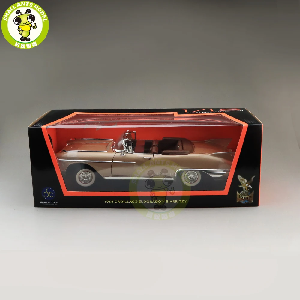 1/18 1958 ELDORADO Биарриц дорожная подпись литая модель автомобиля грузовик игрушки