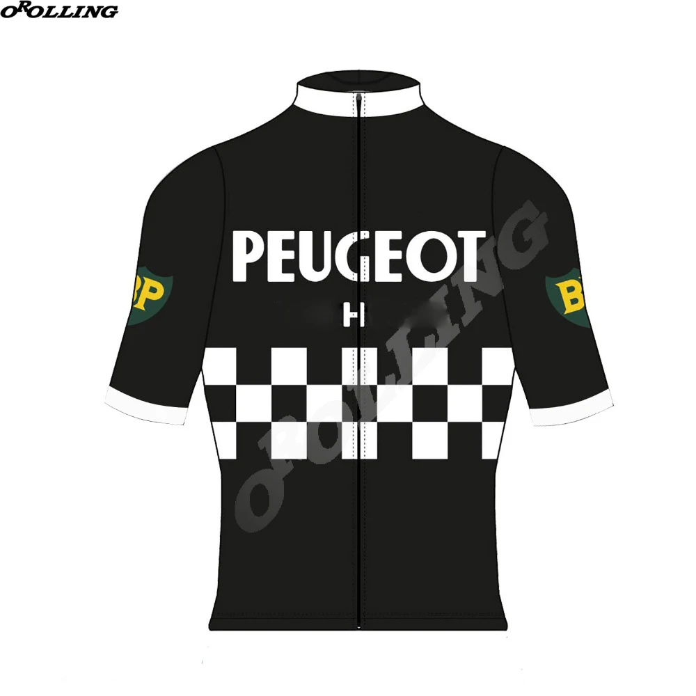 Новая классическая черная Джерси для велоспорта в стиле ретро Orolling|Майки