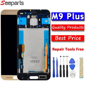for htc m9 plus lcd display touch screen digitizer assembly 5 2 mobile phone replacement repair parts for htc m9 m9pw lcd free global shipping