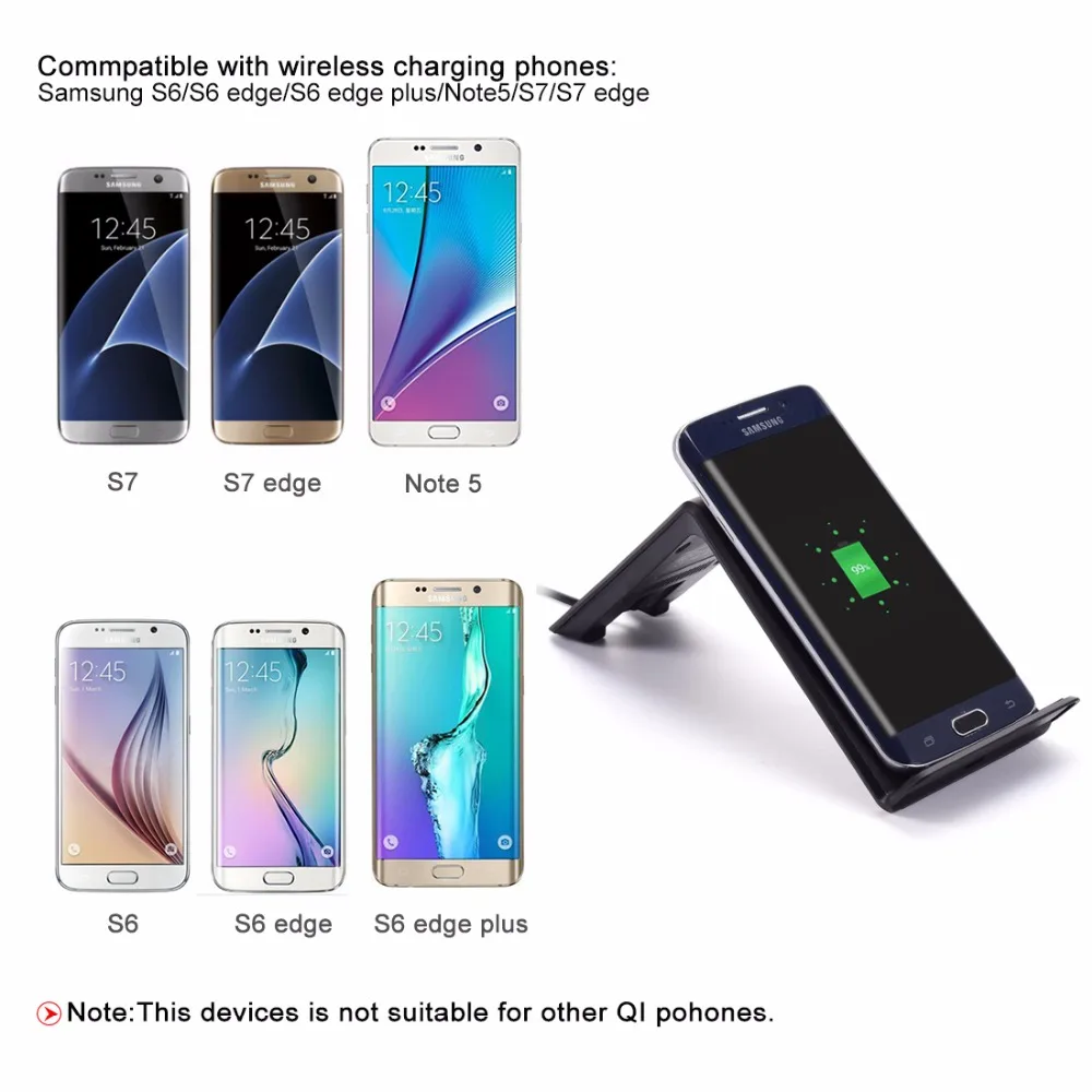 Беспроводное зарядное устройство Itian Qi Беспроводная зарядка для iPhone8 iPhone X Samsung