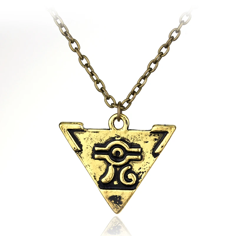 MQCHUN ювелирные изделия из игры Yu Gi Oh YGO милениум металлический золотой пазл YuGiOh Yugi