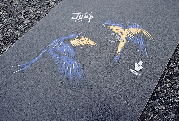 Скейтборд griptape длинная доска ручка лента 83x23 см 125x25 см
