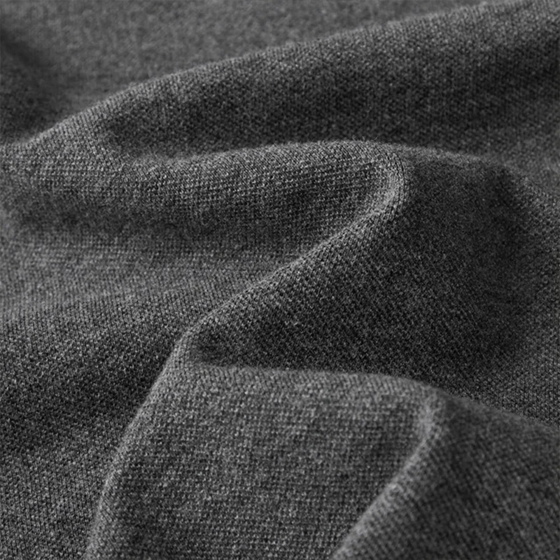 Мужская Однотонная футболка поло 6XL Повседневная из 100% хлопка с длинным рукавом