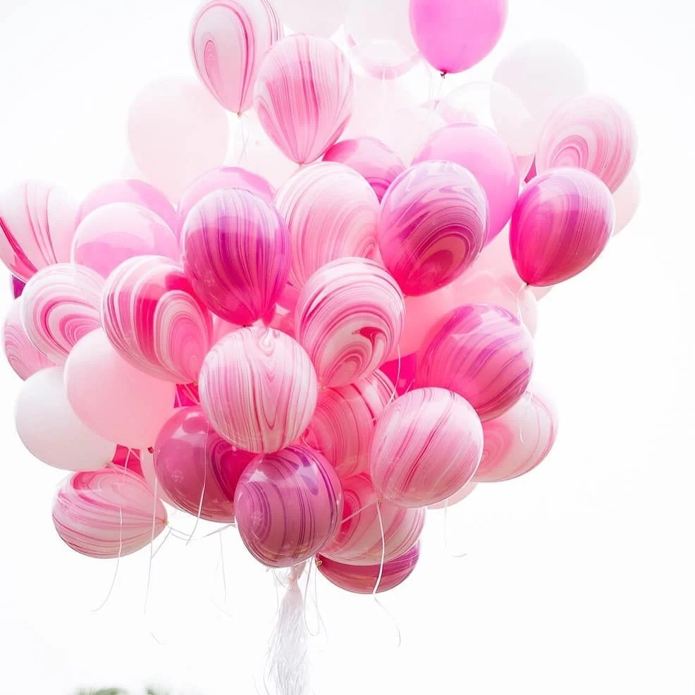 100 шт Красочные мрамор воздушные шары Цвета Агата Baby Shower одежда для свадьбы дня