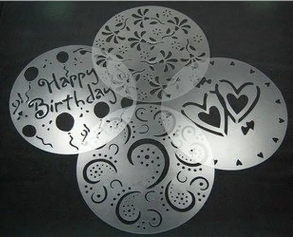 4 шт. трафарет для выпечки украшения торта инструменты Сердце Звезда | Дом и сад