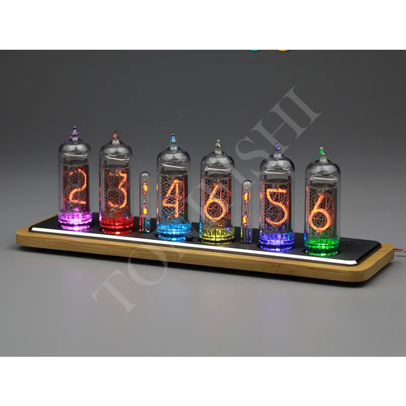 Omnixie glow clock ultra-thin smart WIFI US IN-14 tube clock digital clock