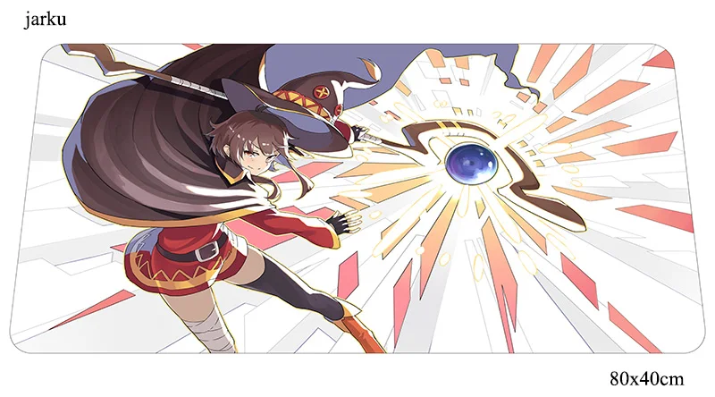 Megumin коврик для мыши 800x400x2 мм, игровой коврик для мыши, анимэ, великолепный офисный коврик, Настольный коврик, эстетический коврик для мыши, игры, pc, геймерские коврики