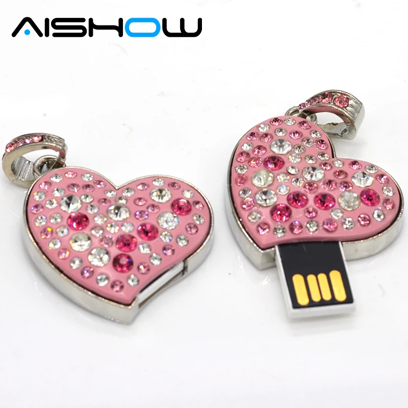 

USB-флеш-накопитель в виде сердца, 4 ГБ/8 ГБ/16 ГБ/32 ГБ