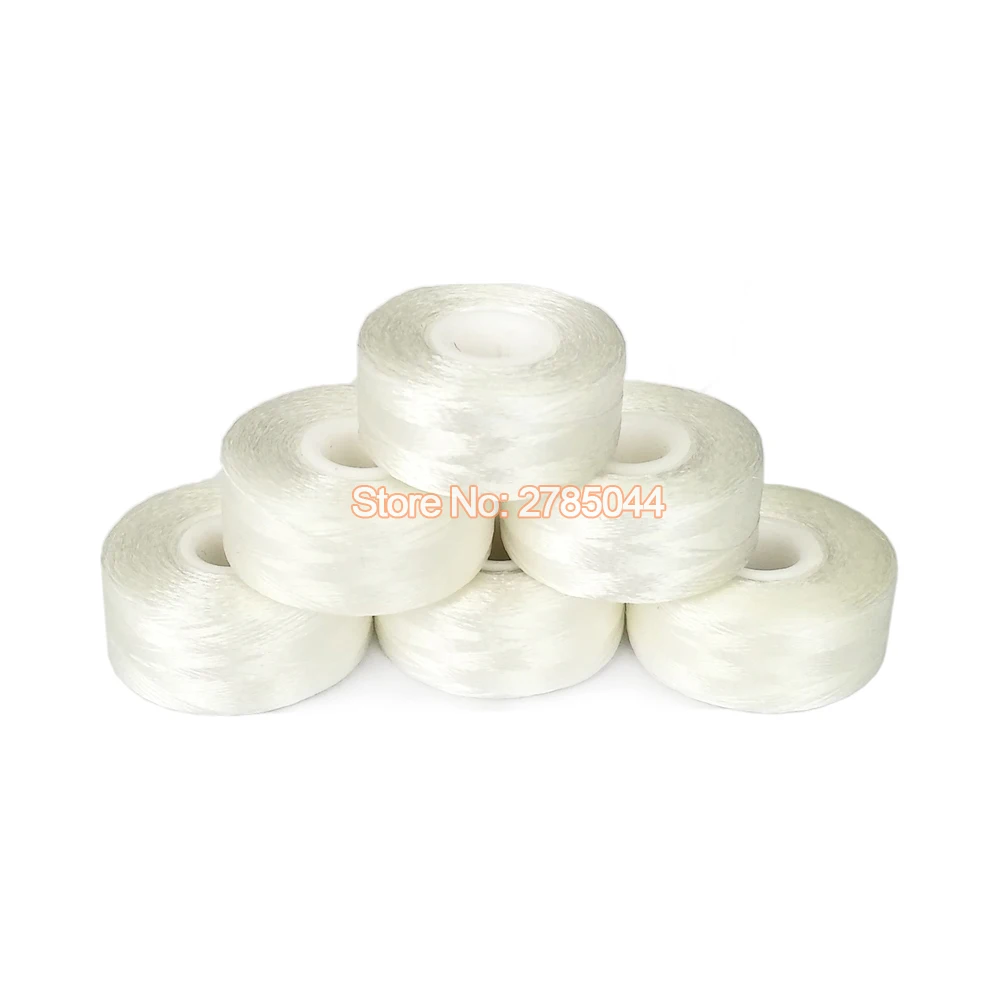 Sanbest Pre-wound шпульки с нитью 70D/2 высокая прочность полиэстер и 75D/2 боковой размер L 144