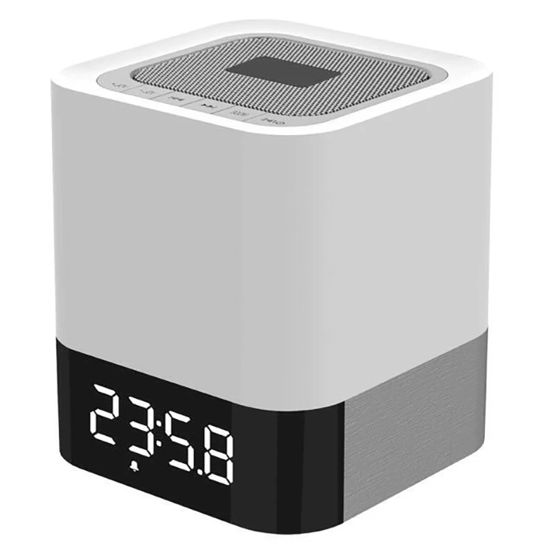 Светодиодный сенсорный ночник Bluetooth динамик Мини Портативный беспроводной